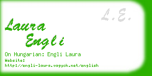 laura engli business card